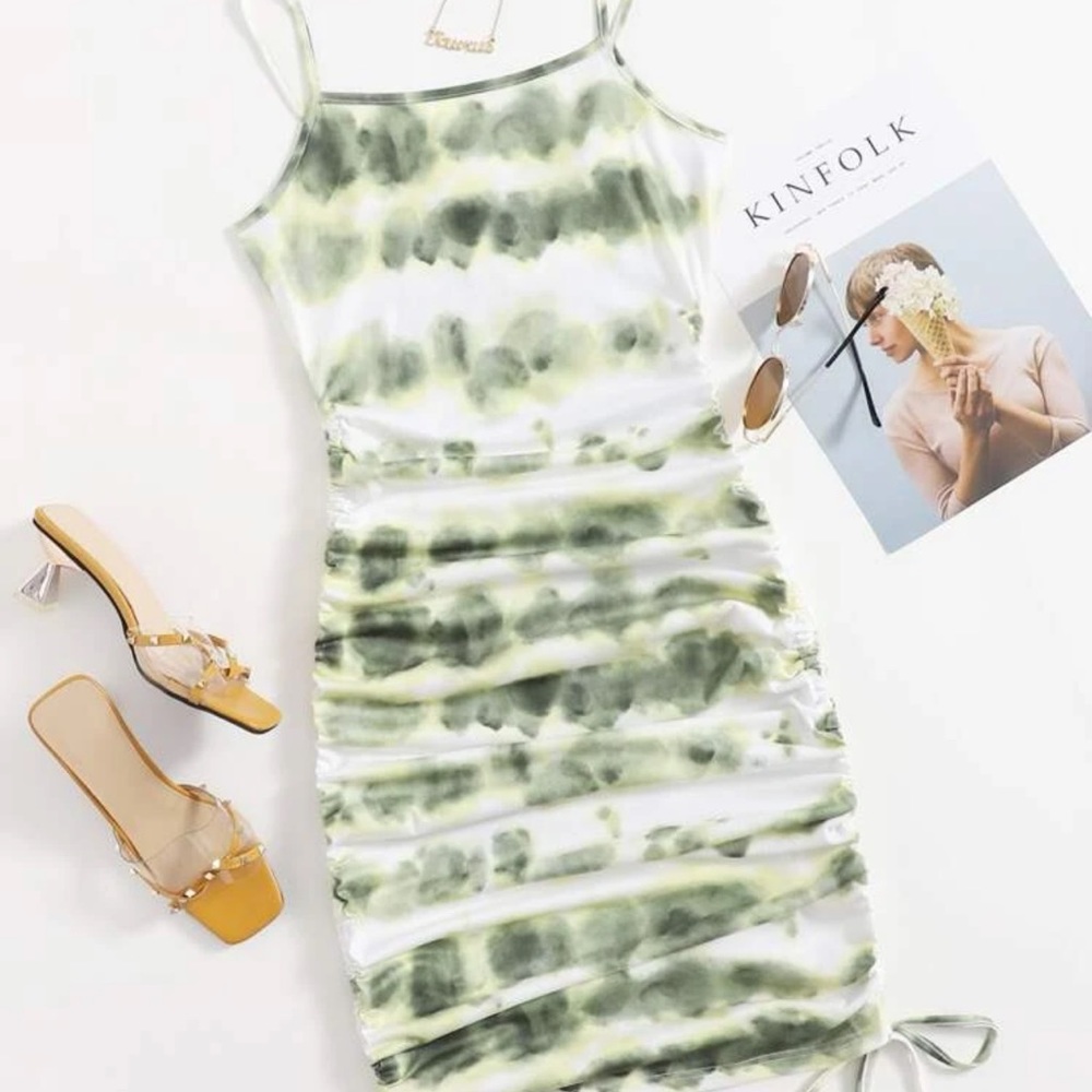 Tie dye dress but ties